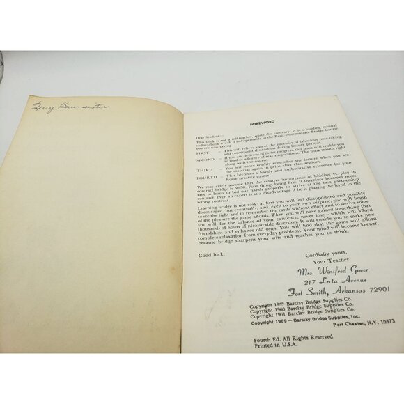 The Ideal Student Textbook Contract Bridge Manual Michaels and Cohen - Picture 3 of 9